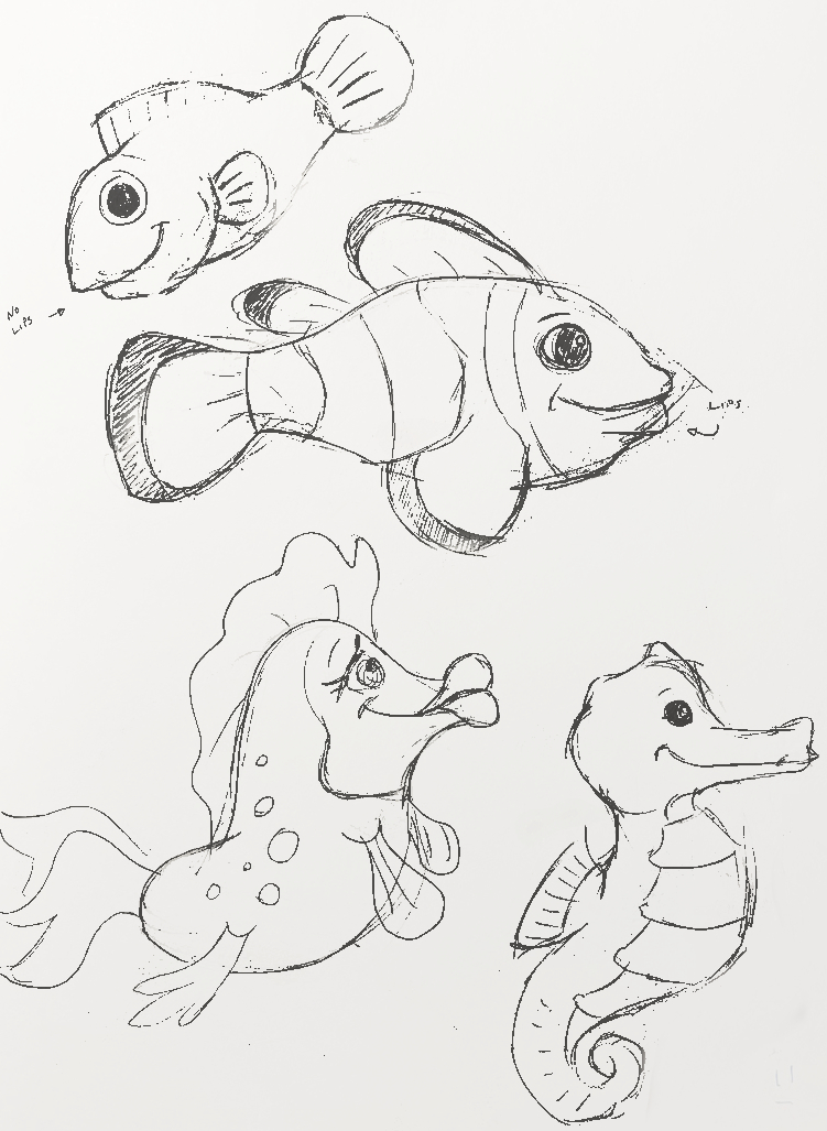 Drawing of fish