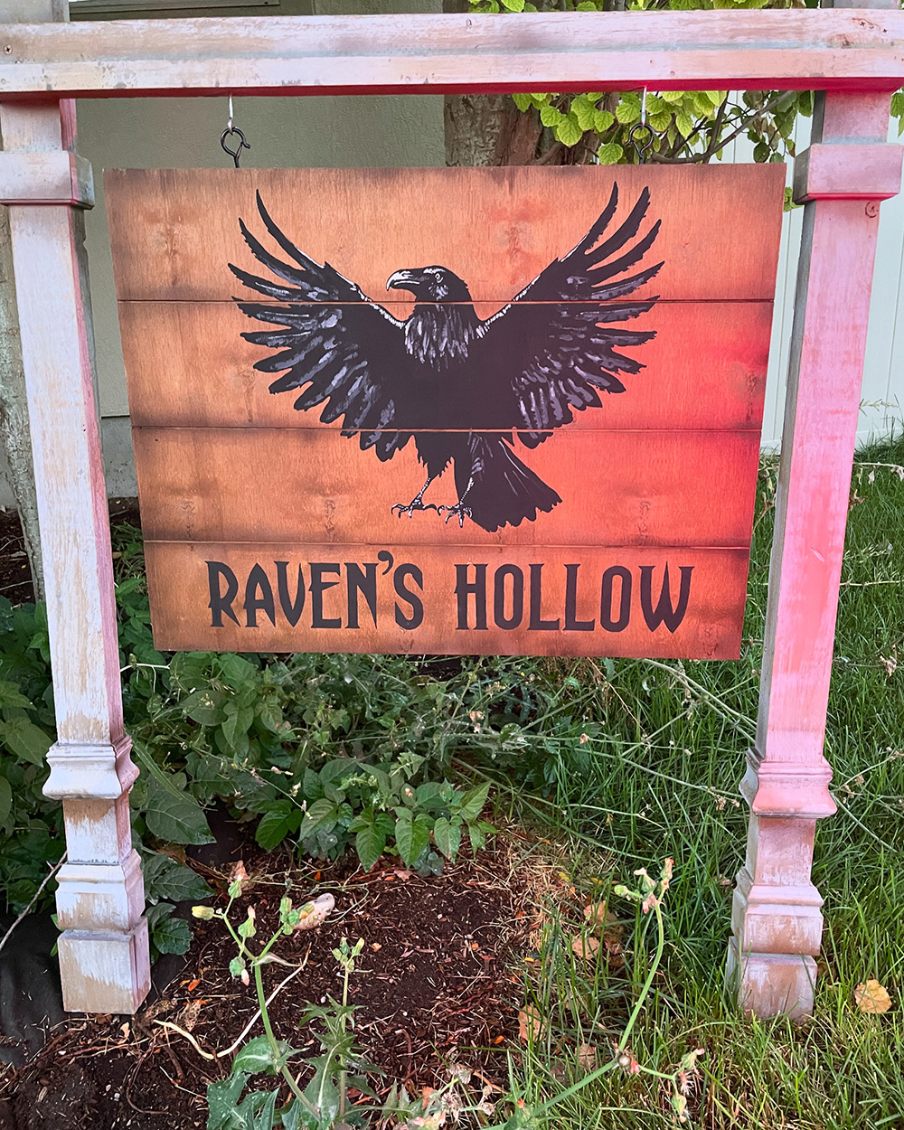 Raven's Hollow Sign