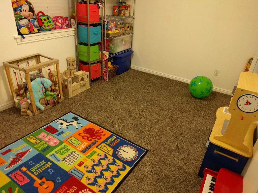 It is amazing what giving everything an actual home does to clean-up! The room can be totally trashed, and it only takes 10 minutes to send it back to perfect!